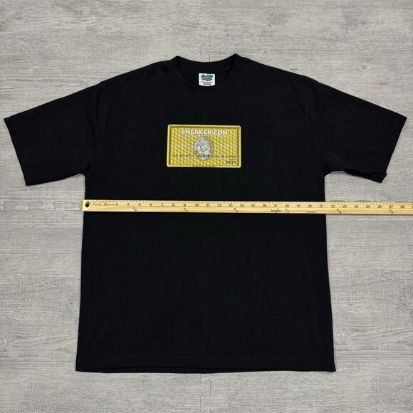 Sneaker Con Shirt Adult Sz M Black American Express Amex Simpson Parody Cartoon - Picture 3 of 8